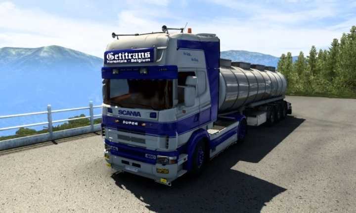 Scania Rjl Getitrans Skin Pack ETS2 1.48