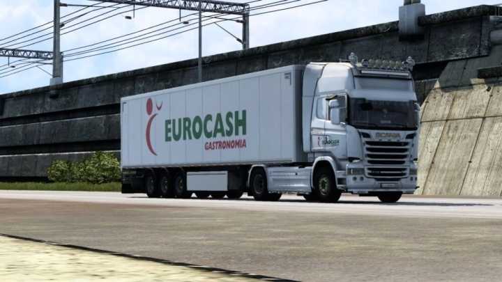 Scania Streamline Eurocash Paintjob ETS2 1.48
