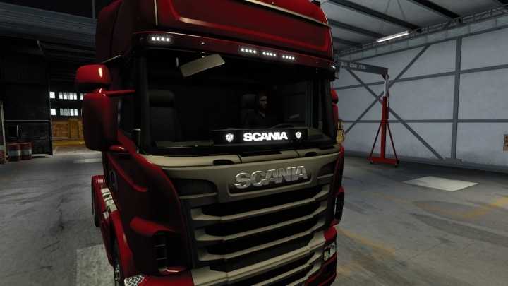 Scania Windshield Board V1.0 ETS2 1.48