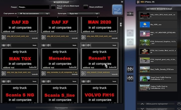 Set Of Mods ETS2 1.48