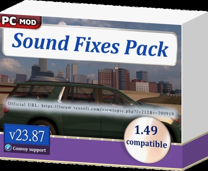 Sound Fixes Pack V23.87 ETS2 1.49