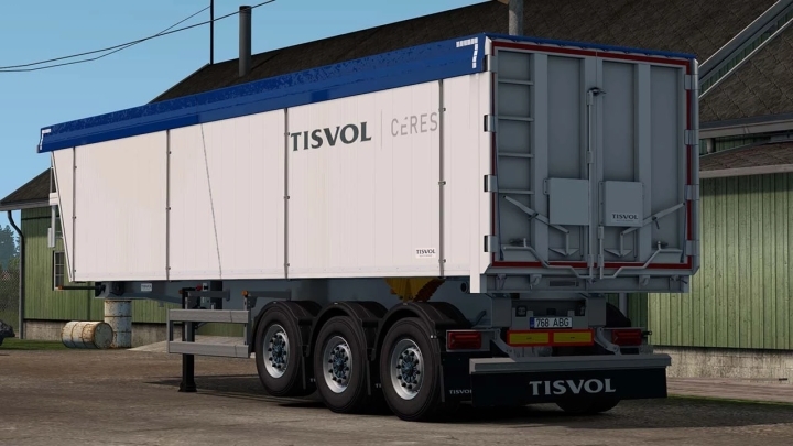 Tisvol Tipper Trailer Addon V1.1.3 ETS2 1.48