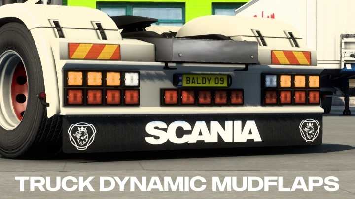 Truck Dynamic Mudflaps V1.0 ETS2 1.48