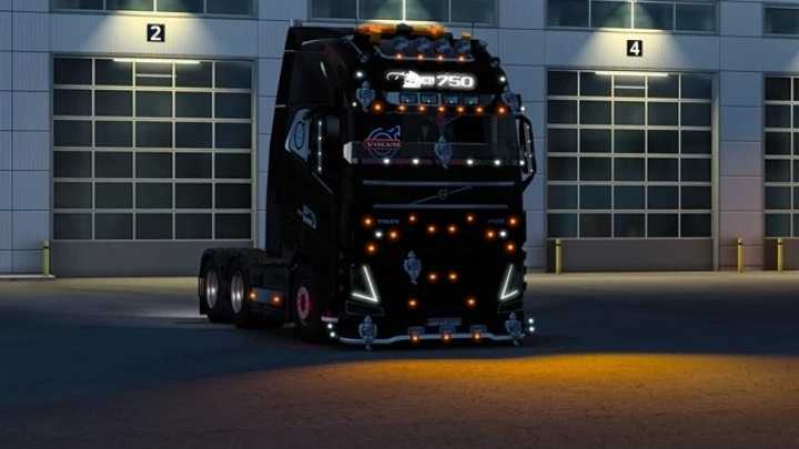 Volvo Black Mod 2012 Truckrsmp V1.48.5 ETS2 1.48