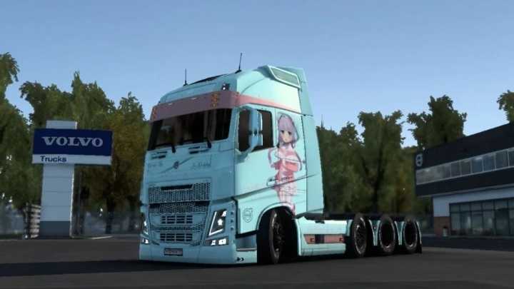 Volvo Fh12 (Pendragon) Kanna Kamui Skin ETS2 1.49