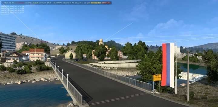 West Balkans Sign Addon Fix V1.0 ETS2 1.48