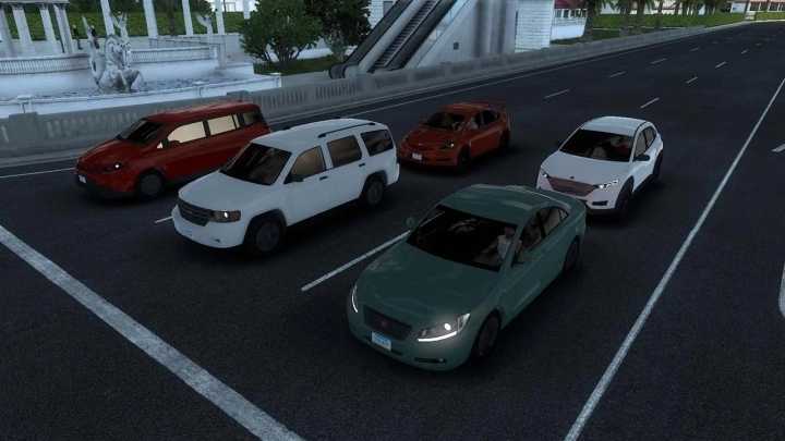 Fictional Cars Traffic Pack V1.1 ATS 1.49