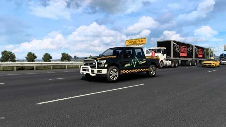 Gmc Logistics – Special Pick-Up Escort Truck V2.0 ATS 1.49