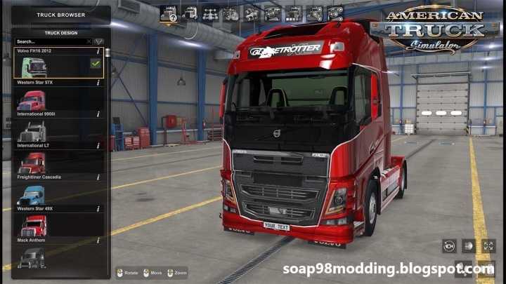 Volvo Fh16 2012 Truck V1.3.2 ATS 1.49