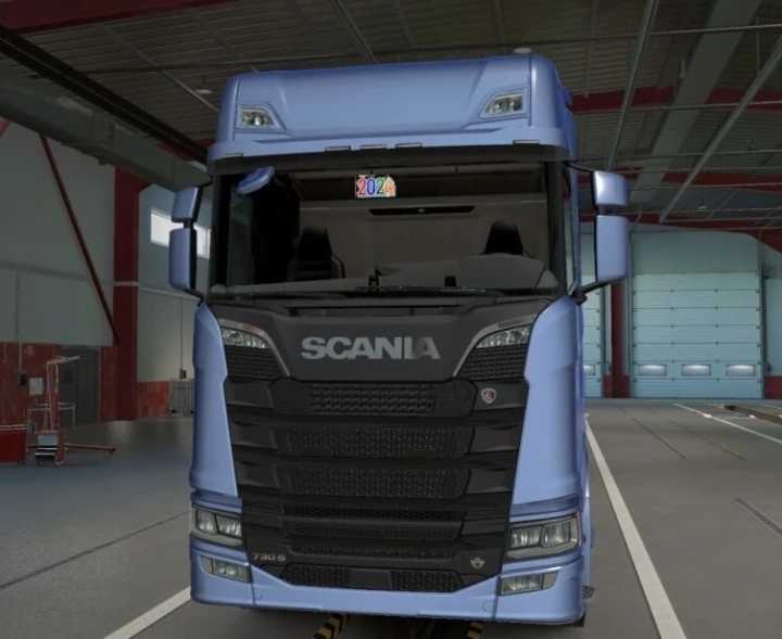 2024 Windscreen Sticker V1.0 ETS2 1.49