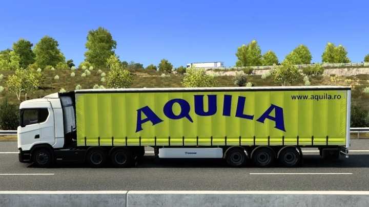 Aquila Trailer Traffic Skin ETS2 1.49