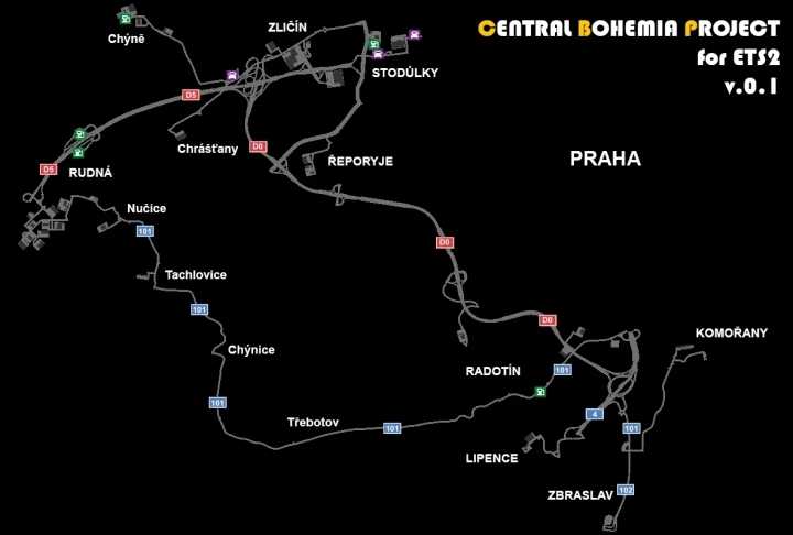 Central Bohemia Project V0.1 ETS2 1.49