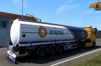Ceva Cistern Trailer ETS2 1.49 - модификация для игры Euro Truck Simulator 2 версии 1.49, добавляющая прицеп для перевозки баков от компании Ceva.