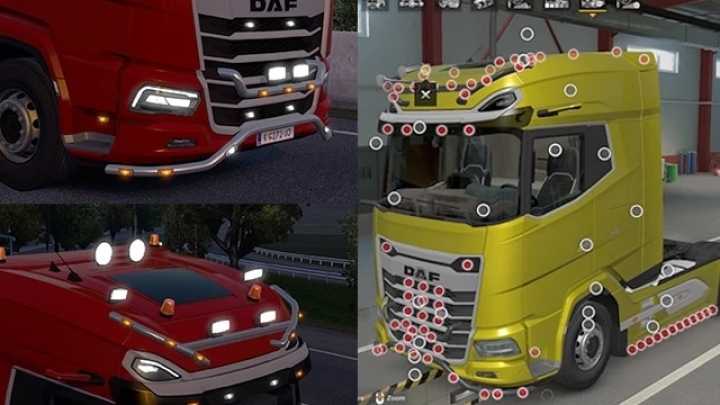 Daf 2021 Accessory Addon Slots V1.5 ETS2 1.49
