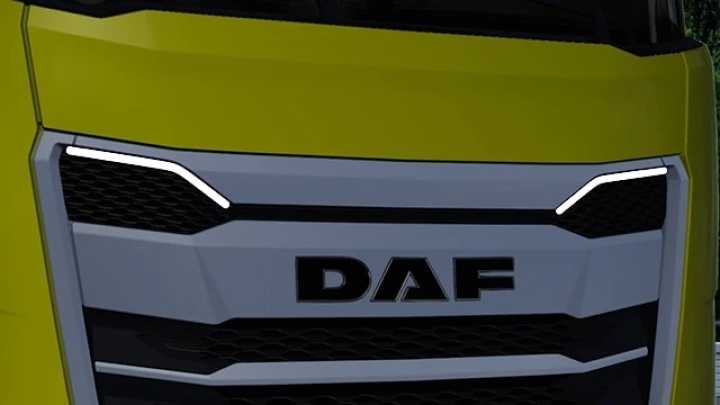 Daf 2021 Strip Led Drl Blinkers Light V1.0 ETS2 1.49