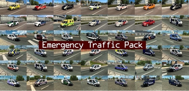 Emergency Traffic Pack V1.2.7 ETS2 1.49