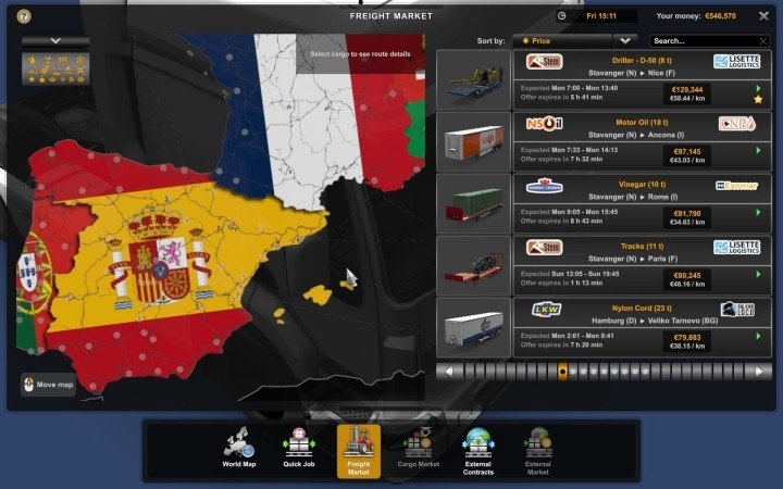 Europe Map With Flags ETS2 1.49