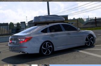 Хонда Аккорд 2021 года в игре Euro Truck Simulator 2 версии 1.49