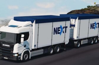 Knapen K100 Tandem Addon V1.2.2 ETS2 1.49 - Дополнение Knapen K100 Tandem V1.2.2 для ETS2 1.49