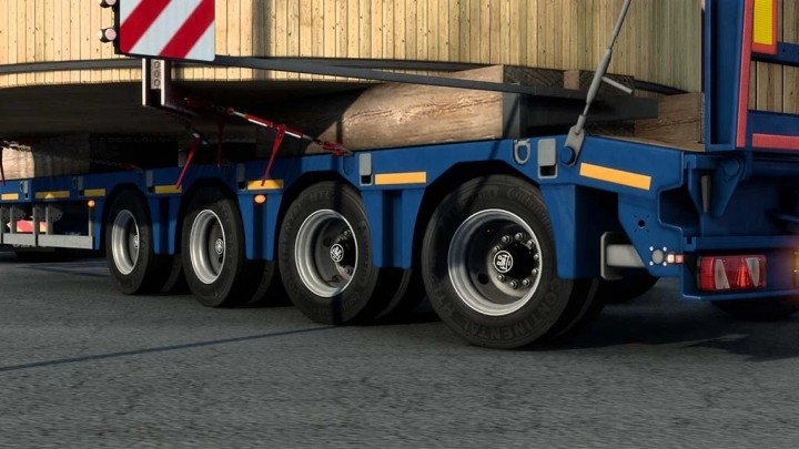Lowbed Trailer Wheel For Job-Market Trailer V1.0 ETS2 1.49