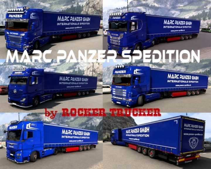 Marc Panzer Spedition Skin Pack ETS2 1.49