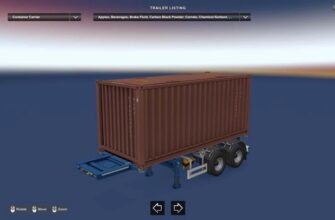 Больше разнообразных прицепов SCS на рынке грузоперевозок V1.2.1 ETS2 1.49