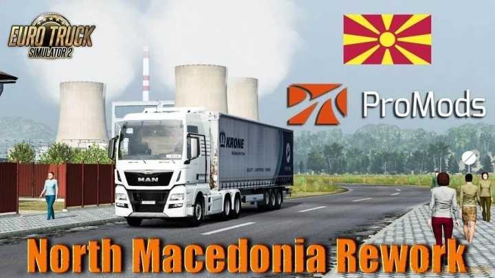 North Macedonia Rework V1.5.2 ETS2 1.49