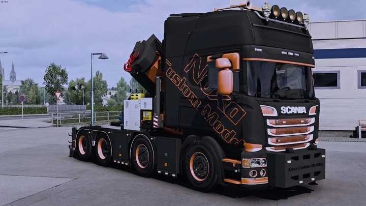 Noxa Custom Modding Rjl Crane Chassis ETS2 1.49