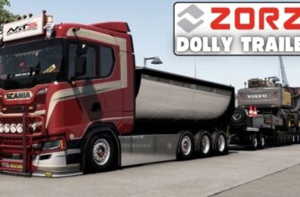 Noxa Custom Modding Zorzi Trailer + Dolly ETS2 1.49