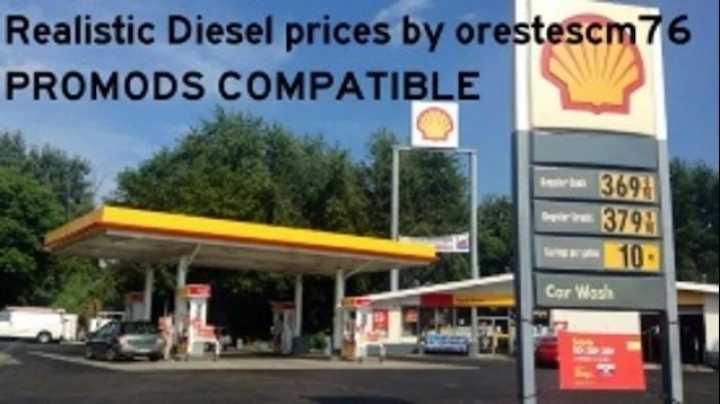 Realistic Diesel Prices ETS2 1.49