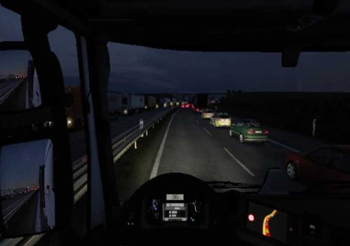 Realistic Headlight Flares V2.7 ETS2 1.49