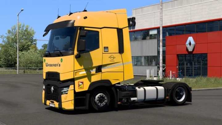 Renault T Range (By Gloover) Waberers Skin ETS2 1.49