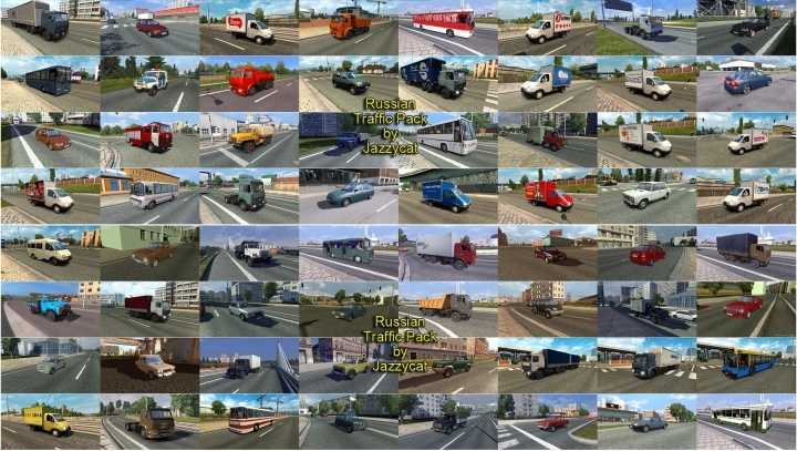 Russian Traffic Pack V4.3.5 ETS2 1.49