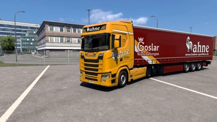 Scania Spedition Hahne Combo Skin V1.0 ETS2 1.49