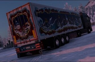 Scs Tuned Event Trailer V1.1 ETS2 1.49 - SCS настроенный событийный прицеп V1.1 для ETS2 1.49