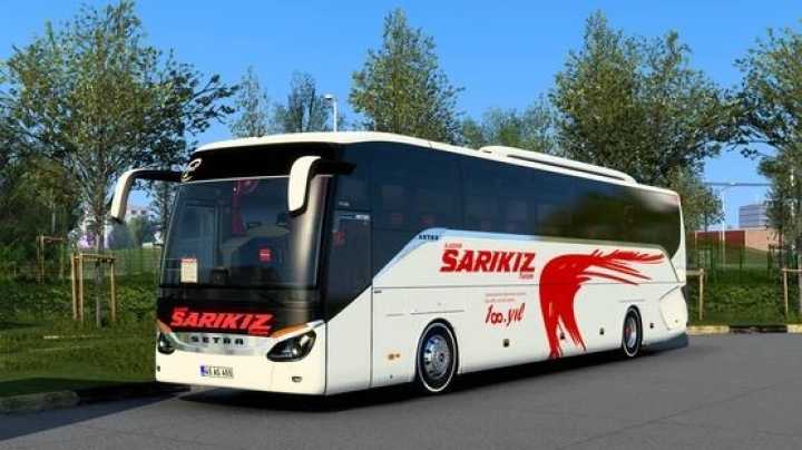 Setra S516Hd Alasehir Sarikiz Skin ETS2 1.49