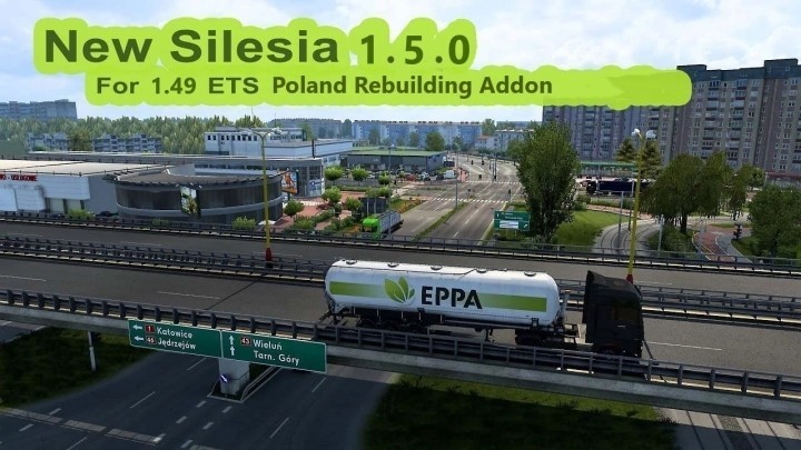 Silesia Rebuild In Poland V1.5 ETS2 1.49