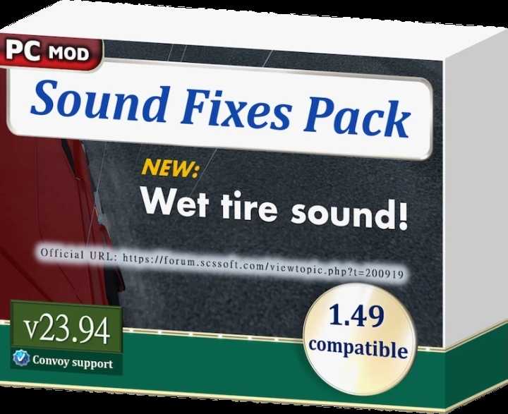 Sound Fixes Pack V23.94 ETS2 1.49