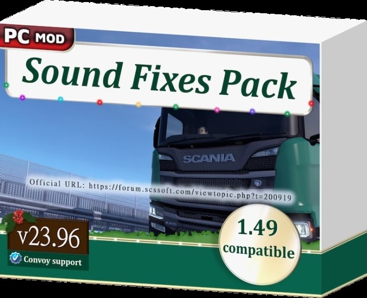 Sound Fixes Pack V23.96 ETS2 1.49