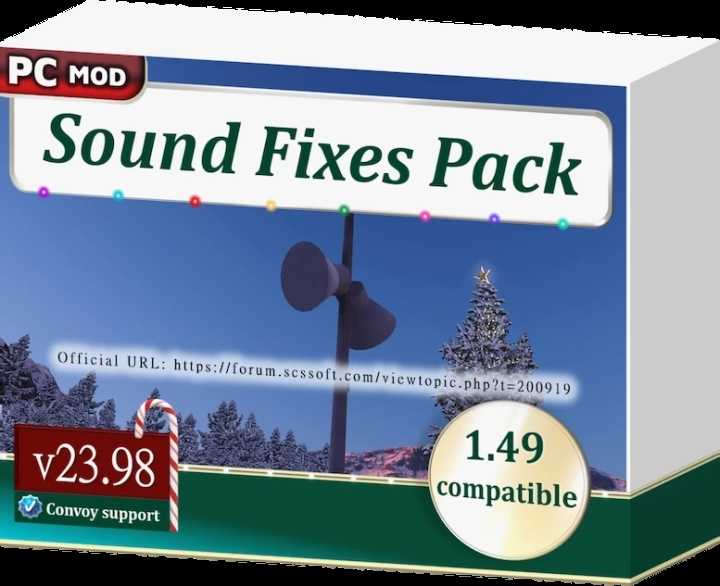Sound Fixes Pack V23.98 ETS2 1.49