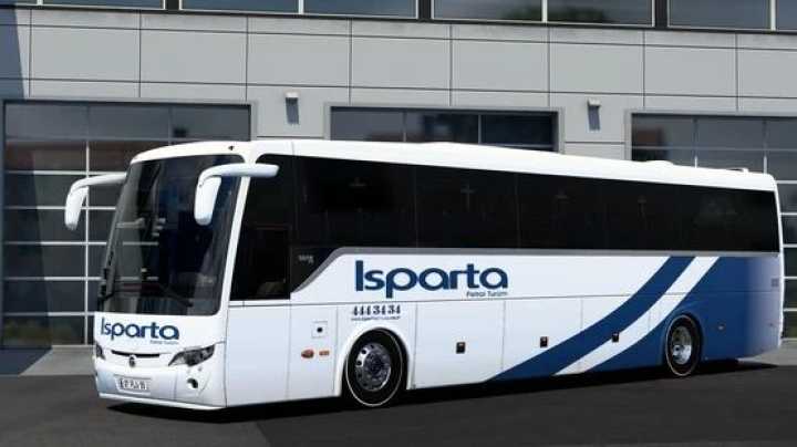 Temsa Safir Plus 2016 Isparta Petrol Turizm Skin ETS2 1.49