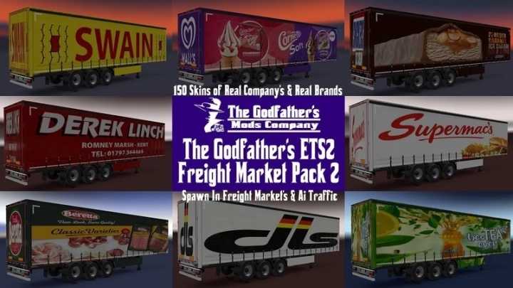 The Godfathers Freight Market Pack 2 V1.2 ETS2 1.49