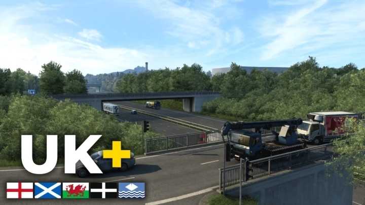 Uk+ Promods Addon V1.01 ETS2 1.49