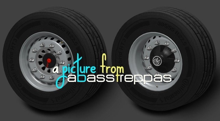 X-Mas Event Trailer Wheels V1.0 ETS2 1.49