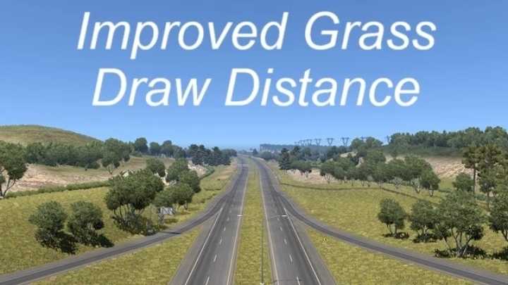 Improved Grass Draw Distance V1.1 ATS 1.49