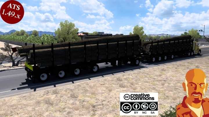 Manac Logs Transport Trailers ATS 1.49