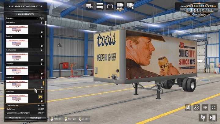 Rosco74 Scs Trailer Skin Pack V1.0.1 ATS 1.49