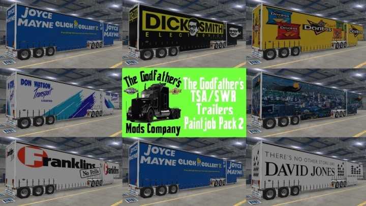 Tsa Swr Trailers Paintjob Pack 2 V1.1 ATS 1.49