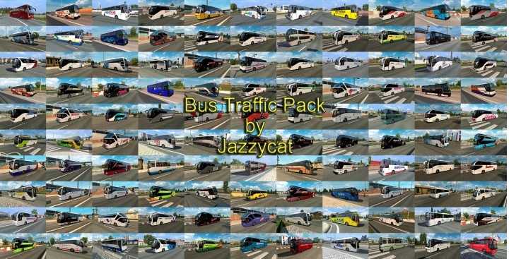 Bus Traffic Pack V17.9 ETS2 1.49