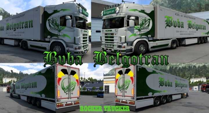 Bvba Belgotran Skin Pack V1.0 ETS2 1.49
